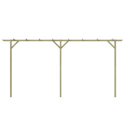 Pergola de jardin 400 x 40 x 205 cm Bois