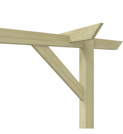 Pergola de jardin 400 x 40 x 205 cm Bois