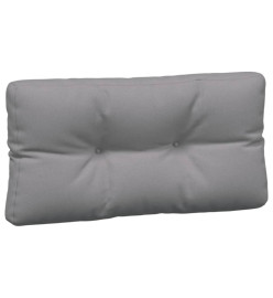 Coussins de palette 3 pcs gris tissu