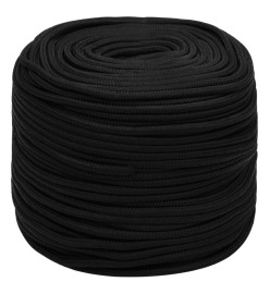 Corde de travail Noir 8 mm 100 m Polyester