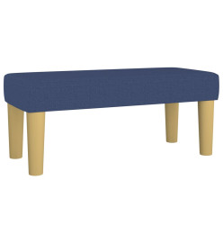 Banc Bleu 70x30x30 cm Tissu