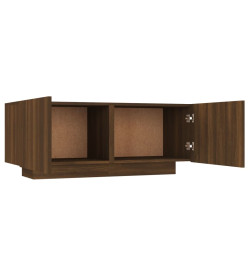 Meuble TV Chêne marron 100x35x40 cm Bois d'ingénierie