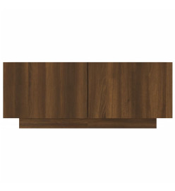 Meuble TV Chêne marron 100x35x40 cm Bois d'ingénierie