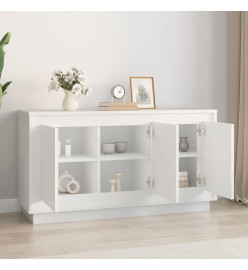 Buffet blanc 102x35x55 cm bois d'ingénierie