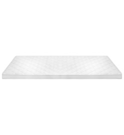 Sur-matelas 100 x 200 cm Mousse froide Profil d'œuf 6 cm