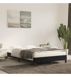 Cadre de lit Noir 120x200 cm Velours