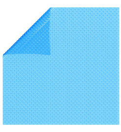 Bâche de piscine rectangulaire 732 x 366 cm PE Bleu