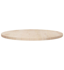 Dessus de table Ø70x2,5 cm Bois de pin massif