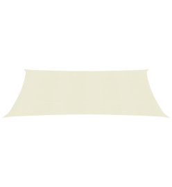 Voile d'ombrage 160 g/m² Crème 5x6 m PEHD