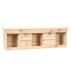 Maison pour moineau avec 5 chambres 68x15x21 cm Bois de sapin