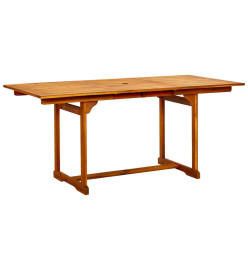 Ensemble de salle à manger de jardin 7 pcs Bois d'acacia massif