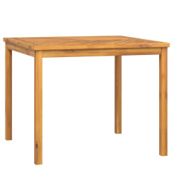 Table à manger de jardin 90x90x74 cm bois d'acacia solide