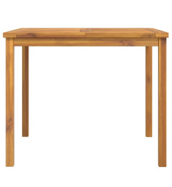 Table à manger de jardin 90x90x74 cm bois d'acacia solide