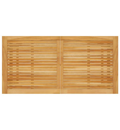 Ensemble de salle à manger de jardin 5 pcs Noir