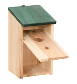 Nichoirs 10 pcs Bois de sapin massif 12x12x22 cm