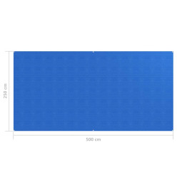 Tapis de tente 250x500 cm Bleu