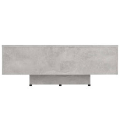 Table basse Gris béton 85x55x31 cm Aggloméré