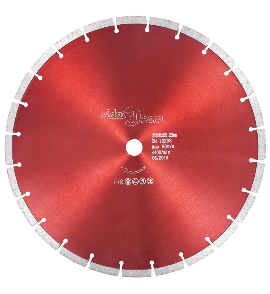 Disque de coupe diamanté Acier 350 mm