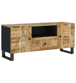 Meuble TV 105x33,5x46 cm bois de manguier et d'ingénierie