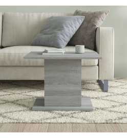 Table basse Gris Sonoma 55,5x55,5x40 cm Aggloméré