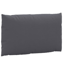 Coussins de palette 3 pcs anthracite tissu oxford