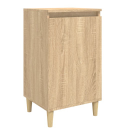 Table de chevet chêne sonoma 40x35x70 cm bois d'ingénierie