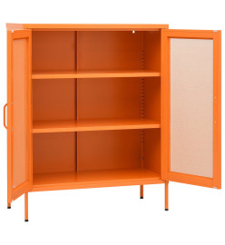 Armoire de rangement Orange 80x35x101,5 cm Acier