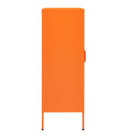 Armoire de rangement Orange 80x35x101,5 cm Acier