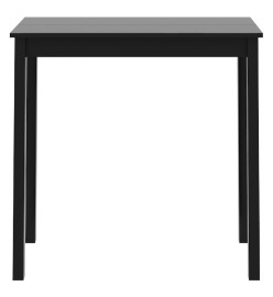 Table de bar MDF noir 115x55x107 cm