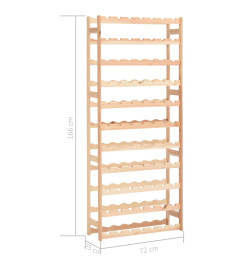 Casier à bouteilles pour 77 bouteilles Pinède