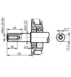 Moteur à essence 6,5 CH 4,8 kW Noir