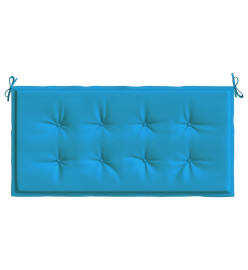 Coussin de banc de jardin bleu 120x50x3 cm tissu oxford