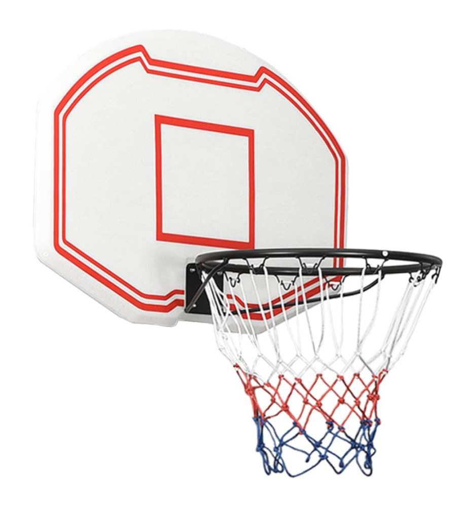 Panneau de basket-ball Blanc 90x60x2 cm Polyéthylène