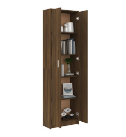 Garde-robe couloir Chêne marron 55x25x189 cm Bois d'ingénierie