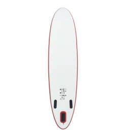 Stand Up Paddle Planche à rame gonflable Rouge et blanc