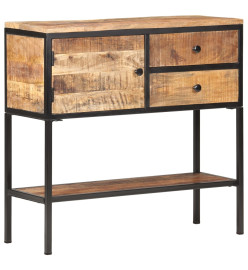 Buffet 85x30x80 cm Bois de manguier brut