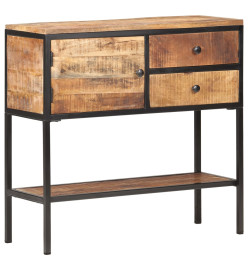 Buffet 85x30x80 cm Bois de manguier brut