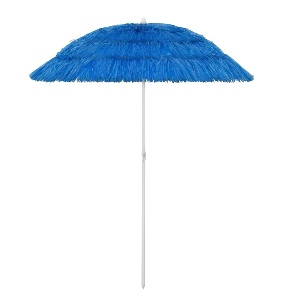 Parasol de plage Hawaii Bleu 180 cm