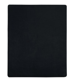 Drap-housse Jersey Noir 140x200 cm Coton