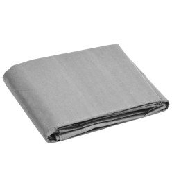 Bâche 180 g/m² 4x5 m Gris PEHD