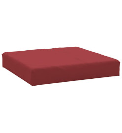 Coussin de palette rouge bordeaux tissu oxford