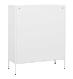 Armoire de rangement Blanc 80x35x101,5 cm Acier