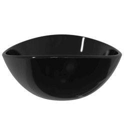 Lavabo Verre trempé 54,5x35x15,5 cm Noir