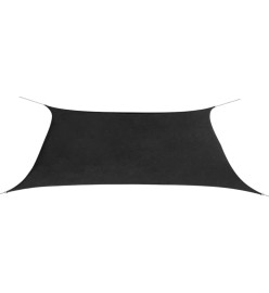 Parasol en tissu Oxford rectangulaire 2x4 m Anthracite