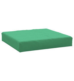 Coussins de palette 2 pcs vert tissu oxford