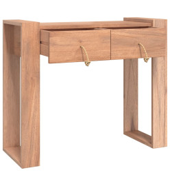 Table console 90x35x75 cm Bois de teck solide