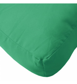 Coussins de palette 2 pcs vert tissu oxford