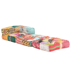 Pouf modulaire Patchwork Tissu