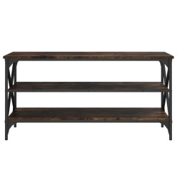 Meuble TV Chêne fumé 100x40x50 cm Bois d'ingénierie