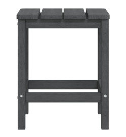 Table de jardin Adirondack Anthracite 38x38x46 cm PEHD